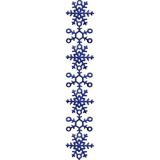 Gwen Studios 7/8" x 3yd. Die Cut Snowflakes Winter Holiday Ribbon